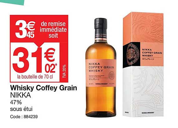 Whisky Coffey Grain Nikka