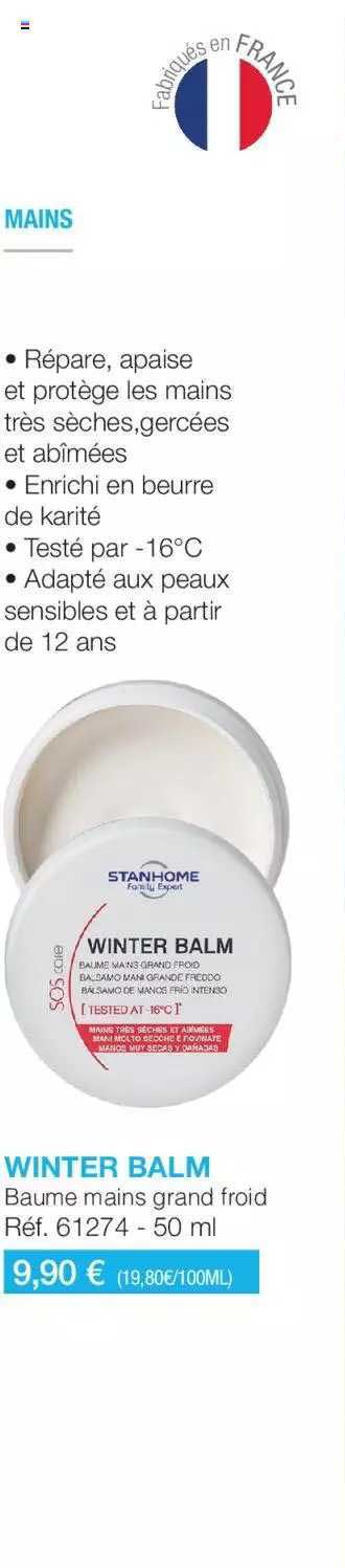 winter balm baume mains grand froid