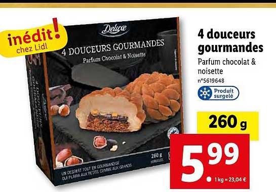 4 douceurs gourmandes