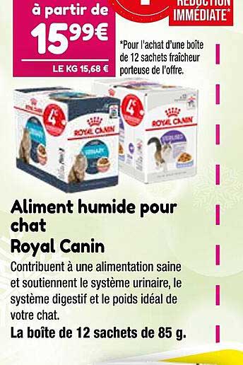 aliment  humide  pour chat  royal canin
