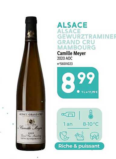 alsace gewurztraminer grand cru mambourg camille meyer 2020 aoc