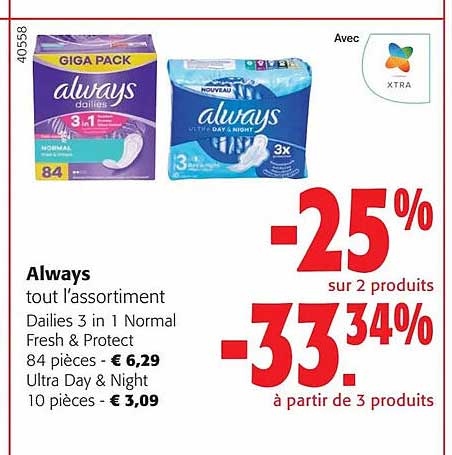 always tout l'assortiment