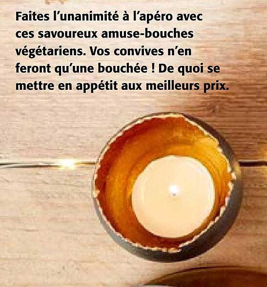 amuse-bouches végétariens