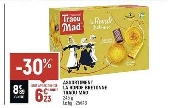 assortiment la ronde bretonne traou mad