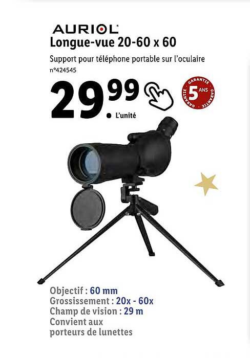 Auriol Longue-vue 20-60x60