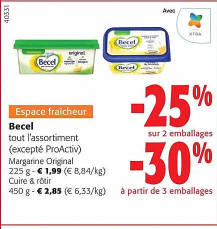 becel tout l'assortiment