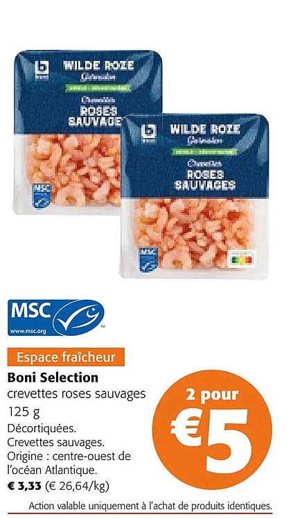 Crevettes Roses Sauvages Boni Sélection