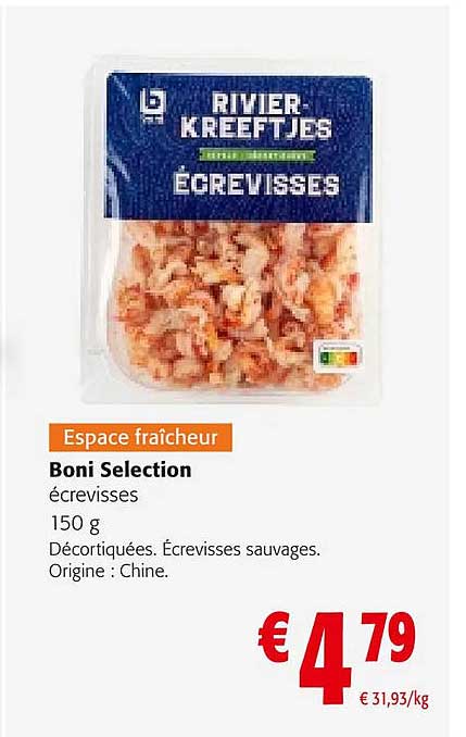 boni selection écrevisses