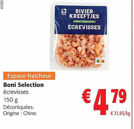 boni selection écrevisses