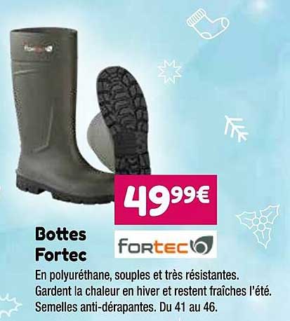 bottes fortec