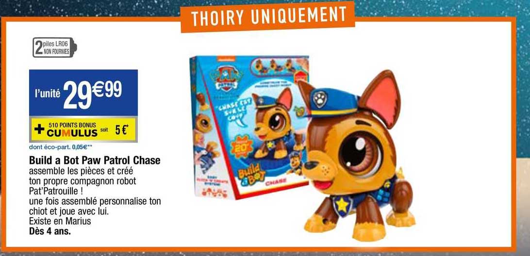 Build A Bot Paw Patrol Chase