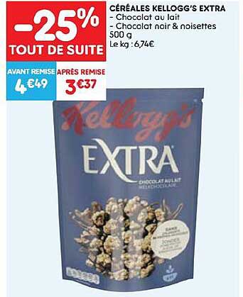 Céréales  Kellogg's  Extra