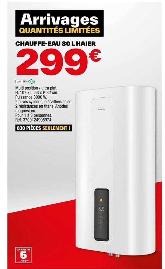 chauffe-eau 80 l haier