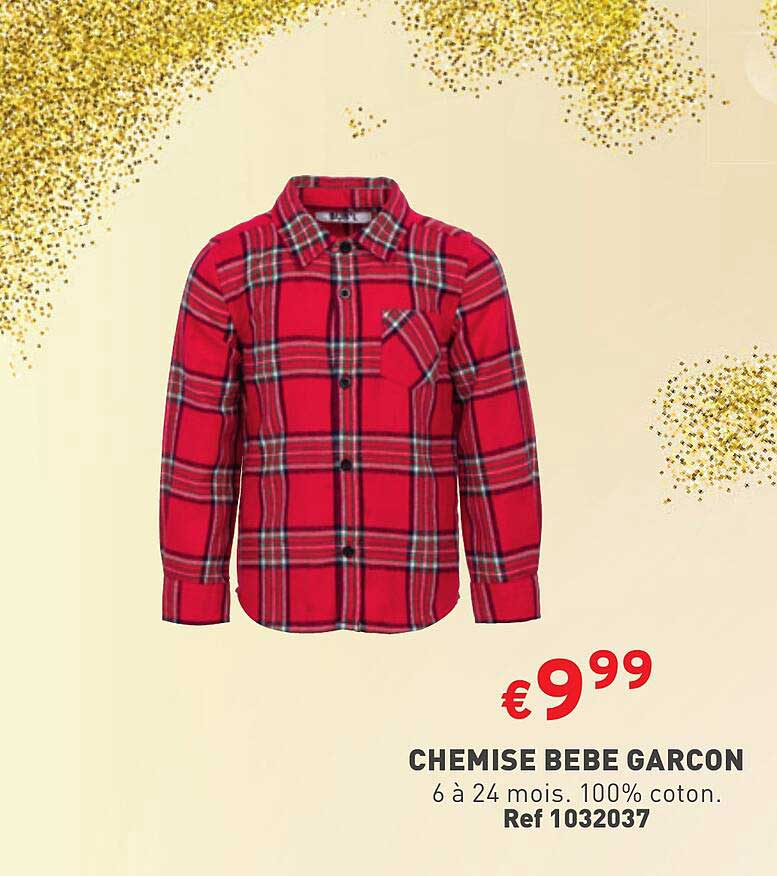 Chemise Bebe Garcon