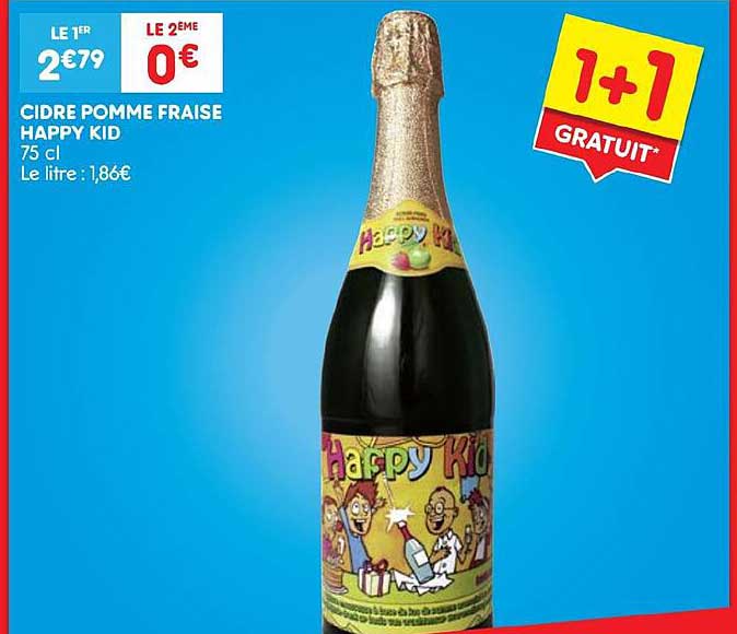 cidre pomme fraise happy kid
