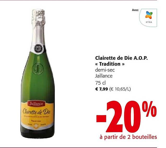 clairette de die a.o.p. «tradition»