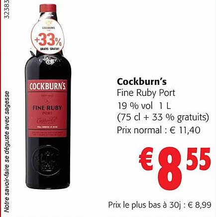 cockburn's fine ruby port