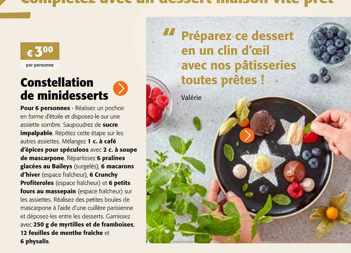 constellation de minidesserts