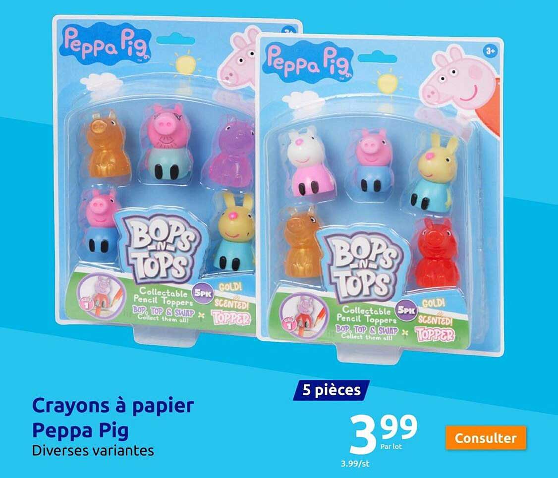 crayons à papier peppa pig