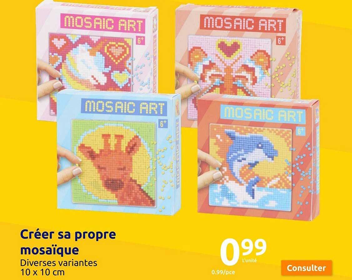 créer sa propre mosaïque