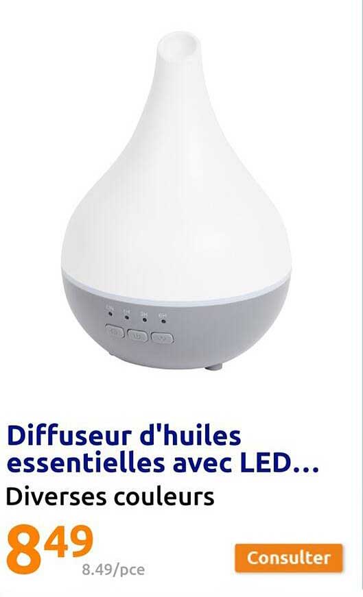 Diffuseur D'huiles Essentielles Avec Led...
