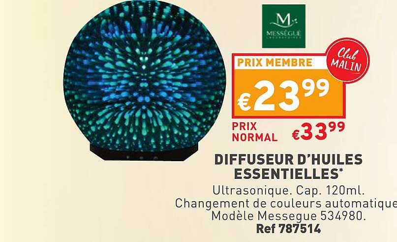 diffuseur d'huiles essentielles