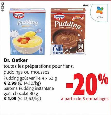 dr oetker toutes les préparations pour flans