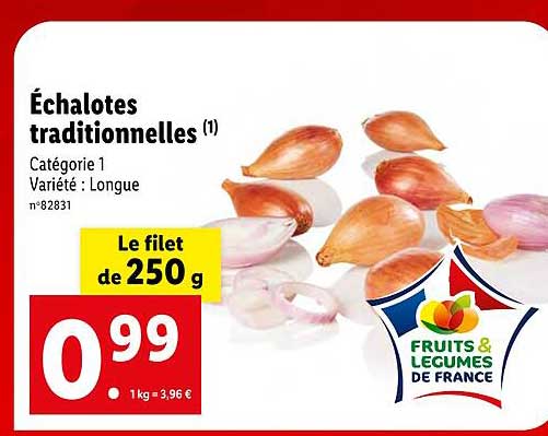 échalotes traditionnelles