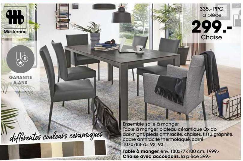 ensemble salle à manger musterring