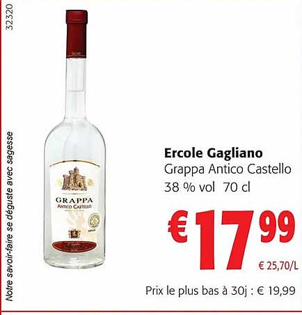 ercole gagliano grappa antico castello