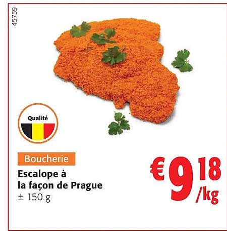 escalope à la façon de prague