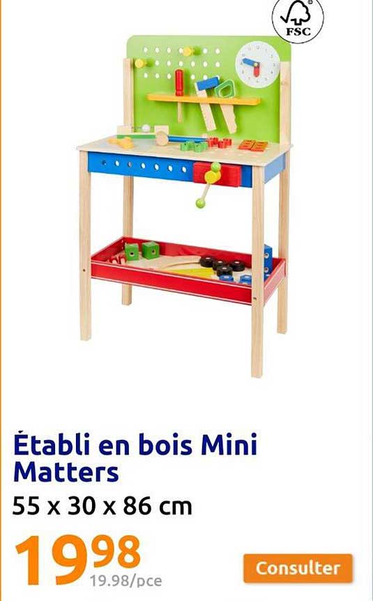 établi En Bois Mini Matters