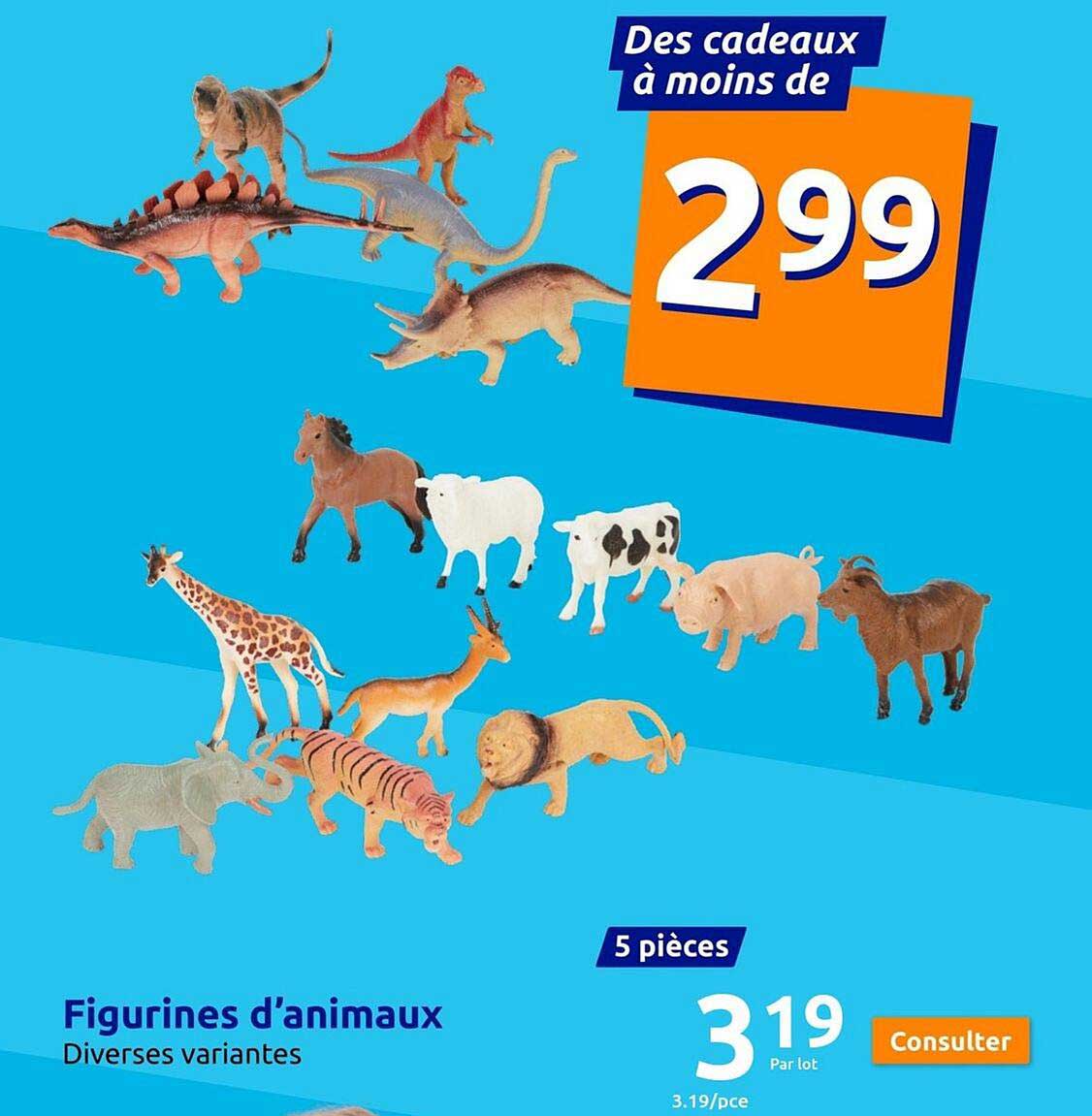 figurines d'animaux