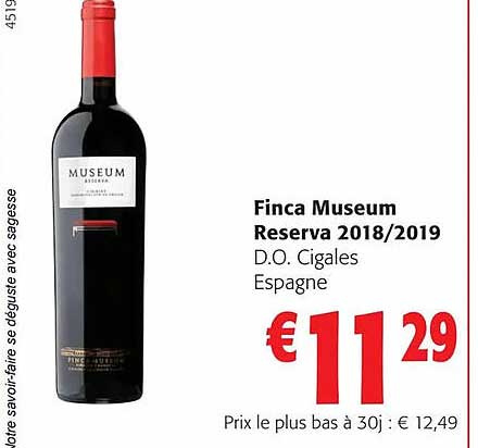 finca museum reserva 2018/2019 d.o. cigales espagne