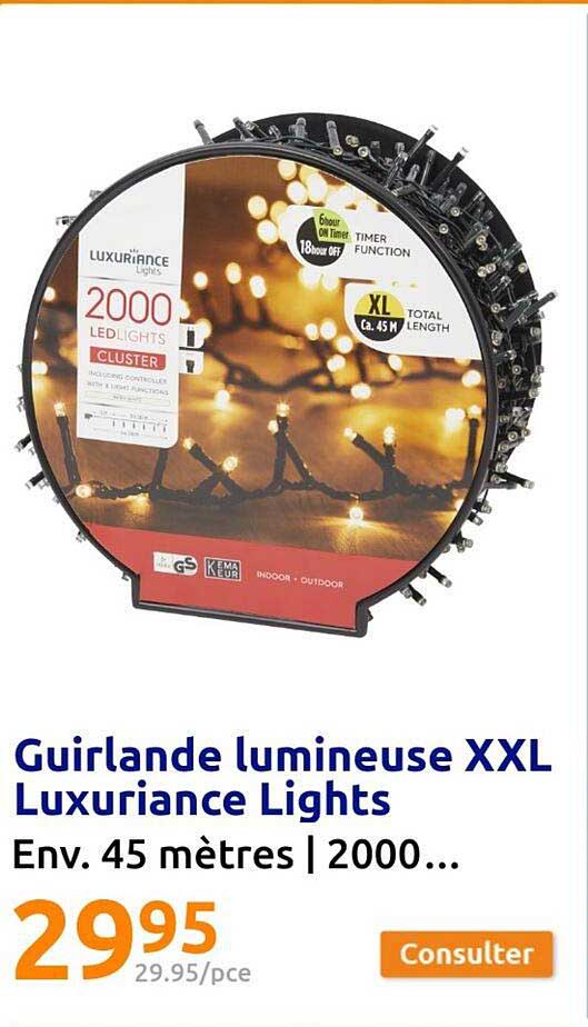 guirlande lumineuse xxl luxuriance lights