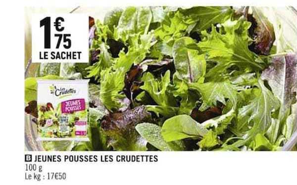 jeunes pousses les crudettes