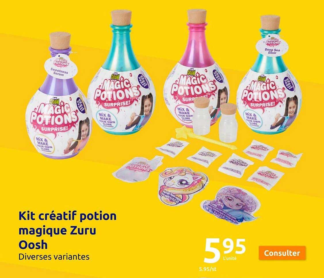 kit créatif potion magique zuru oosh
