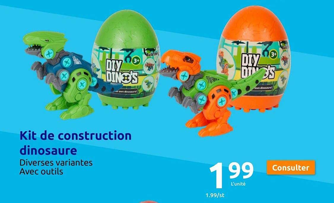 Kit De Construction Dinosaure