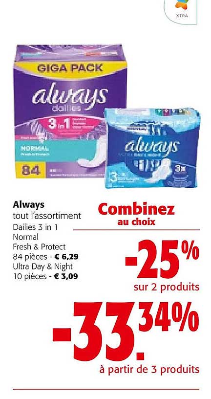 l'assortiment always