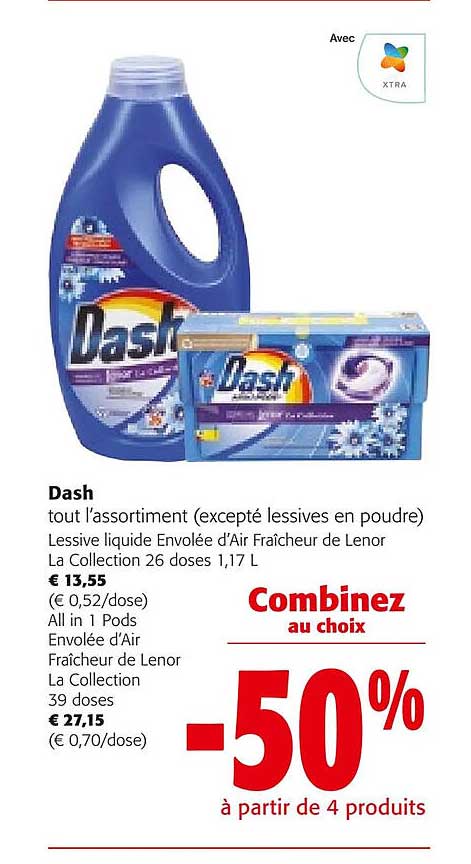 l'assortiment dash