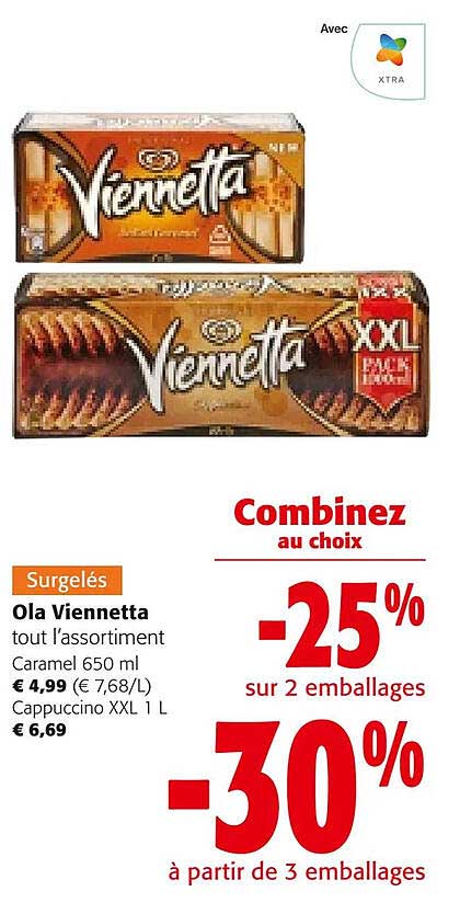 l'assortiment ola viennetta