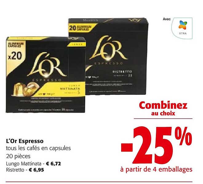 L'or Espresso Les Cafés En Capsules