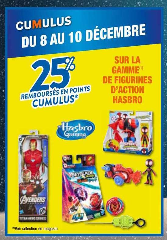 la gamme de figurines d'action hasbro