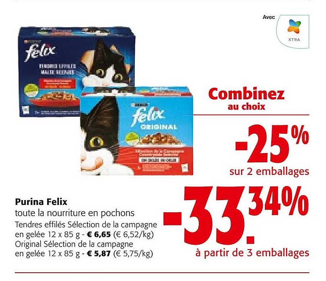 La Nourriture En Pochons Purina Felix