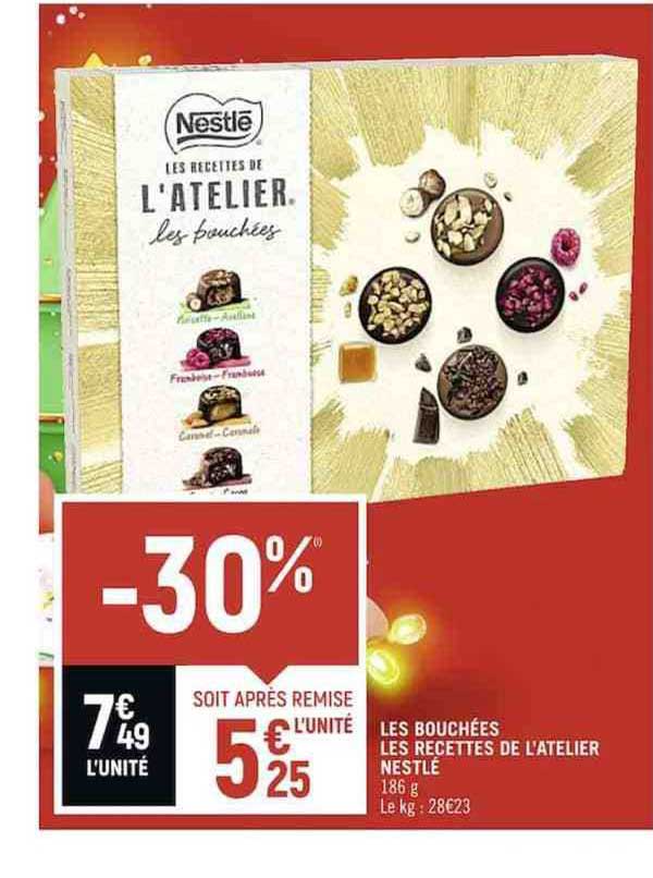 les bouchées les recettes de l'atelier nestlé