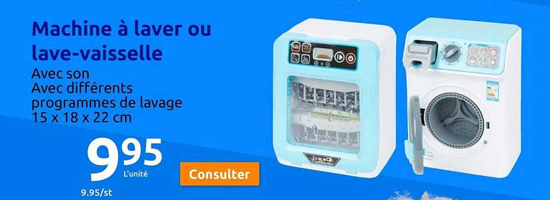 machine à laver ou lave-vaisselle