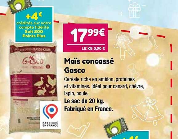 Maïs Concassé Gasco