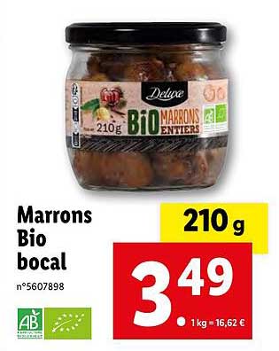 Marrons Bio Bocal