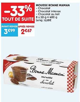 Mousse Bonne  Maman