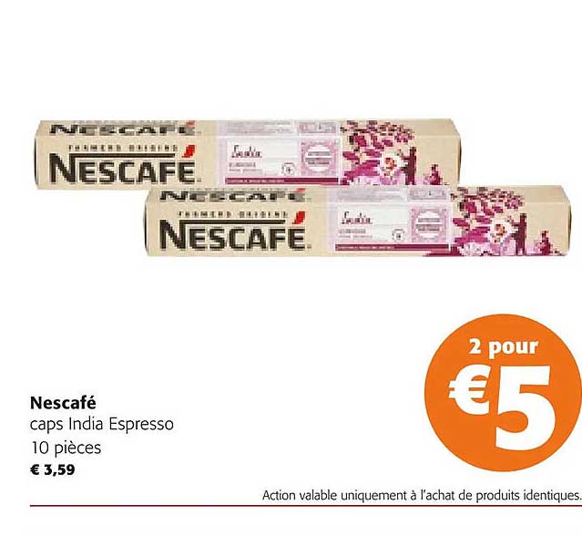 nescafé caps india espresso